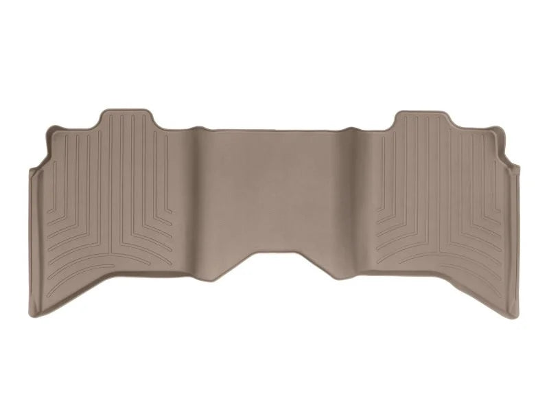 WeatherTech 09+ Dodge Ram 1500 Crew Cab Rear FloorLiner - Tan - Main Product View