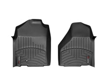 Load image into Gallery viewer, WeatherTech 09+ Dodge Ram 1500 Front FloorLiner - Black - Back View