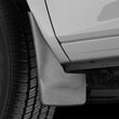 Load image into Gallery viewer, WeatherTech 09+ Dodge Ram 1500 No Drill Mudflaps - Black - Installation View