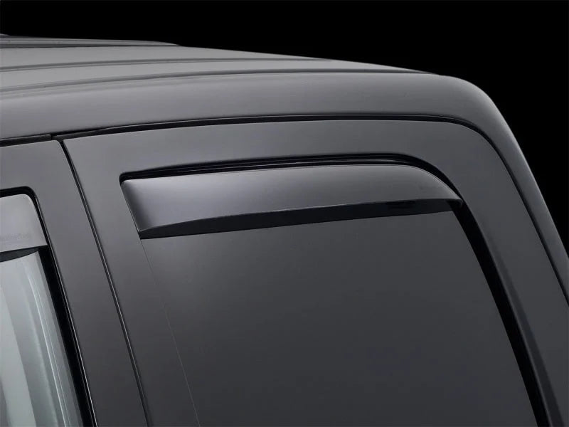 WeatherTech 09+ Dodge Ram 1500 Rear Side Window Deflectors - Dark Smoke - Additional View 5