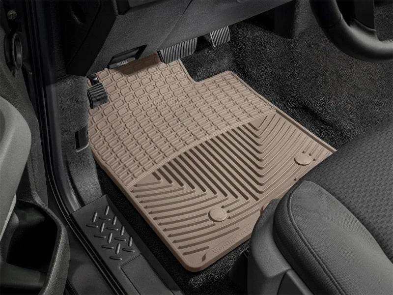 WeatherTech 09+ Ford F-150 Front Rubber Mats - Tan - Additional View 5