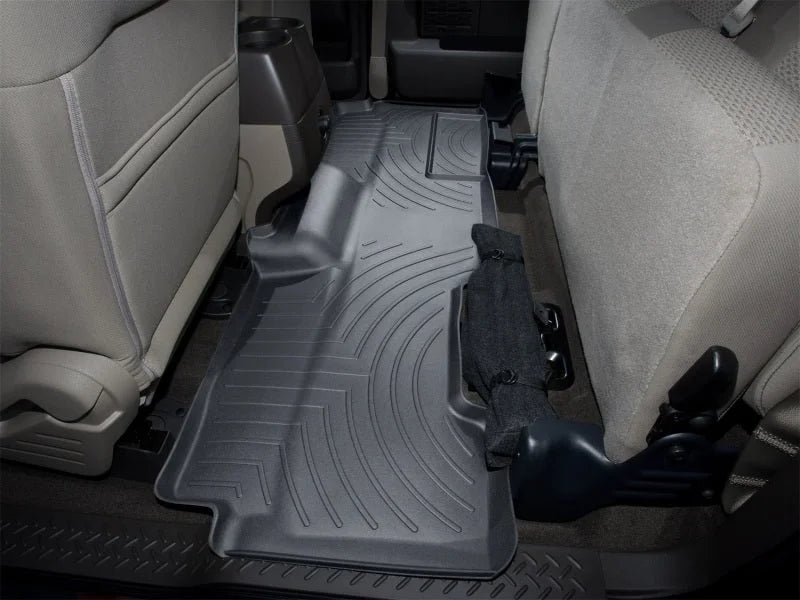 WeatherTech 09+ Ford F150 Super Cab Rear FloorLiner - Black - Additional View 5