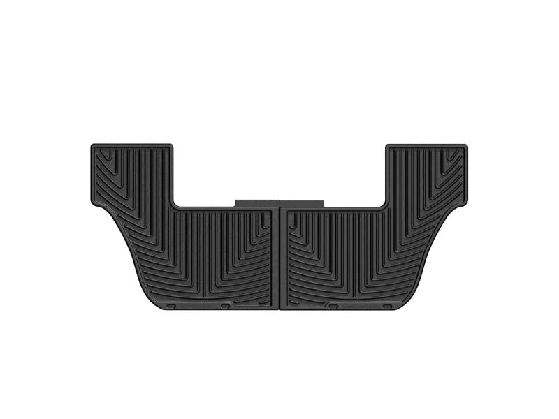 WeatherTech 09+ Ford Flex Rear Rubber Mats - Black - Side View