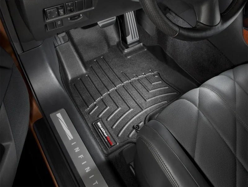 WeatherTech 09+ Infiniti FX Front FloorLiner - Black - Additional View 10