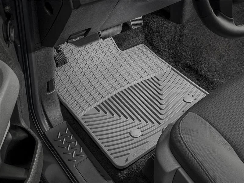 WeatherTech 10-11 Ford Focus Front Rubber Mats - Grey - Back View