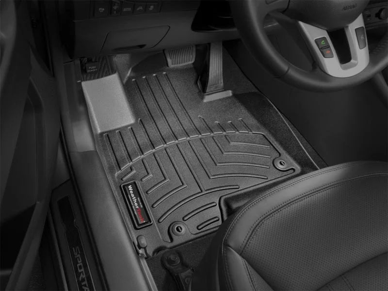 WeatherTech 10-13 Hyundai Tucson Front FloorLiner - Black - Additional View 6