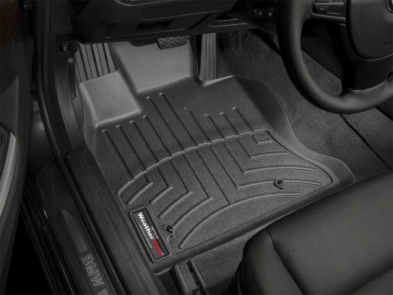 WeatherTech 10+ BMW 5-Series Front FloorLiner - Black - Additional View 11