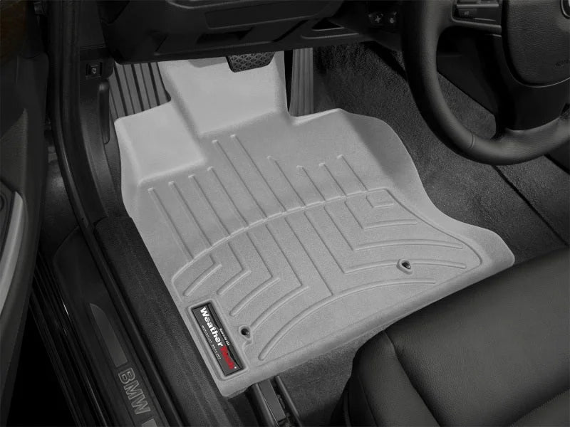 WeatherTech 10+ BMW 5-Series Front FloorLiner - Grey - Additional View 5