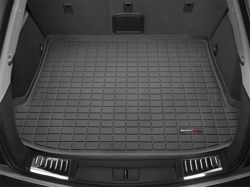 WeatherTech 10+ Cadillac SRX Cargo Liners - Black - Installation View