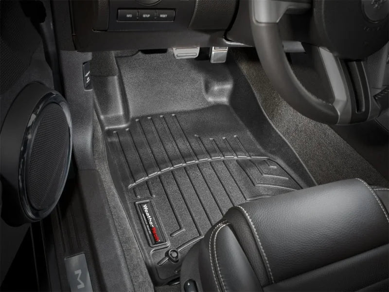 WeatherTech 10+ Ford Mustang Front FloorLiner - Black - Additional View 9