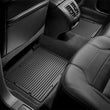 Load image into Gallery viewer, WeatherTech 10+ Ford Taurus Rear Rubber Mats - Black - Installation View