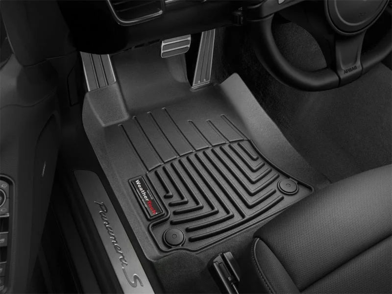WeatherTech 10+ Porsche Panamera Front FloorLiner - Black - Additional View 10