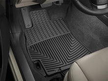 Load image into Gallery viewer, WeatherTech 10+ Subaru Outback Front Rubber Mats - Black - Installation View