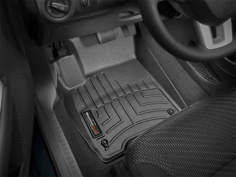 WeatherTech 11-13 Dodge Journey Front FloorLiner - Black - Installation View