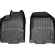 Load image into Gallery viewer, WeatherTech 11-13 Ford Edge Front FloorLiner - Black - Main Product View