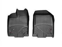 Load image into Gallery viewer, WeatherTech 11-13 Ford Edge Front FloorLiner - Black - Main Product View