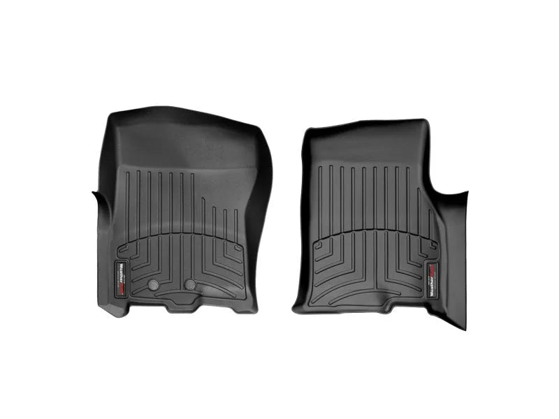 WeatherTech 11-17 Ford Navigator/Navigator L Front FloorLiner - Black - Back View