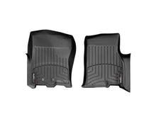 Load image into Gallery viewer, WeatherTech 11-17 Ford Navigator/Navigator L Front FloorLiner - Black - Back View
