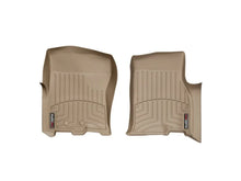 Load image into Gallery viewer, WeatherTech 11-17 Ford Navigator/Navigator L Front FloorLiner - Tan - Back View