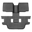 Load image into Gallery viewer, WeatherTech 11-19 Ford Explorer 2nd Row w/o Console Rear FloorLiner - Black - Main Product View
