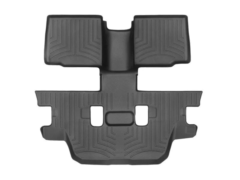 WeatherTech 11-19 Ford Explorer 2nd Row w/o Console Rear FloorLiner - Black - Main Product View