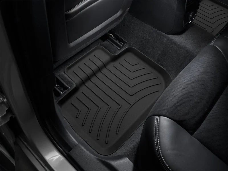 WeatherTech 11-22 Dodge Charger Rear FloorLiner HP - Black - Side View