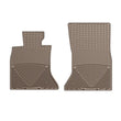 Load image into Gallery viewer, WeatherTech 11+ BMW 5-Series (F10) Front Rubber Mats - Tan - Side View