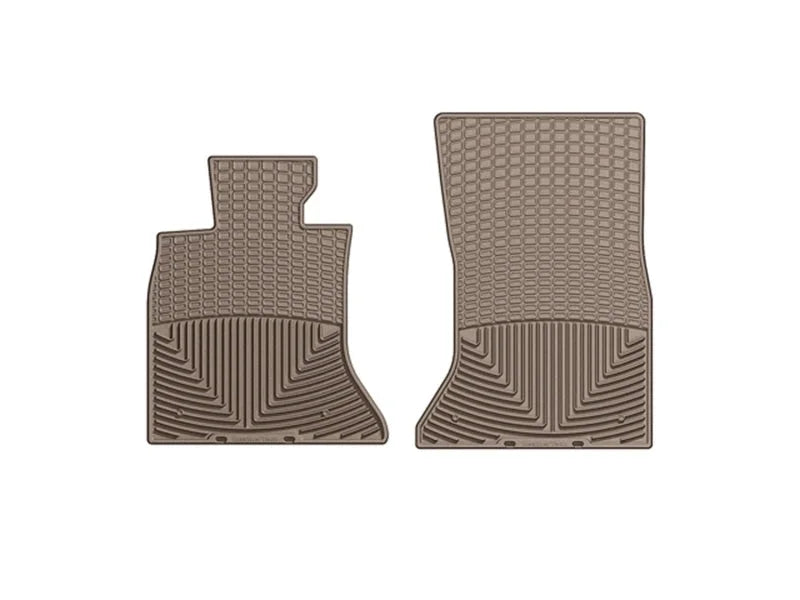 WeatherTech 11+ BMW 5-Series (F10) Front Rubber Mats - Tan - Side View