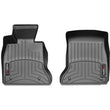 Load image into Gallery viewer, WeatherTech 11+ BMW 5-Series Front FloorLiner - Black - Back View