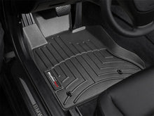Load image into Gallery viewer, WeatherTech 11+ BMW 5-Series Front FloorLiner - Black - Installation View
