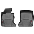 Load image into Gallery viewer, WeatherTech 11+ BMW 5-Series Front FloorLiner - Black - Back View