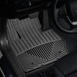 Load image into Gallery viewer, WeatherTech 11+ BMW X3 Front Rubber Mats - Black - Detail View