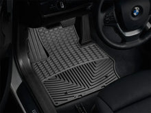 Load image into Gallery viewer, WeatherTech 11+ BMW X3 Front Rubber Mats - Black - Detail View