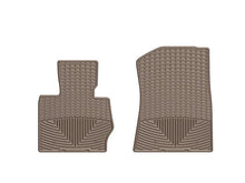 Load image into Gallery viewer, WeatherTech 11+ BMW X3 Front Rubber Mats - Tan - Side View
