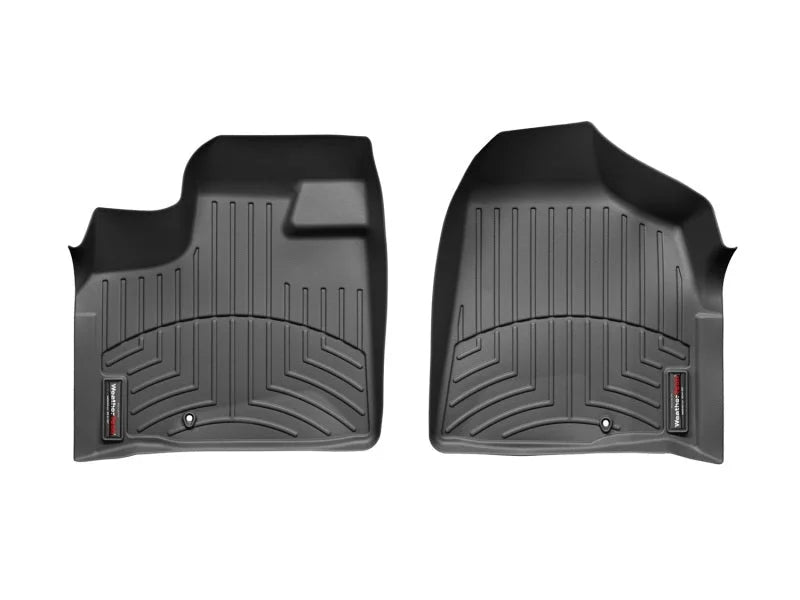WeatherTech 11+ Chrysler Town & Country Front FloorLiner - Black - Back View