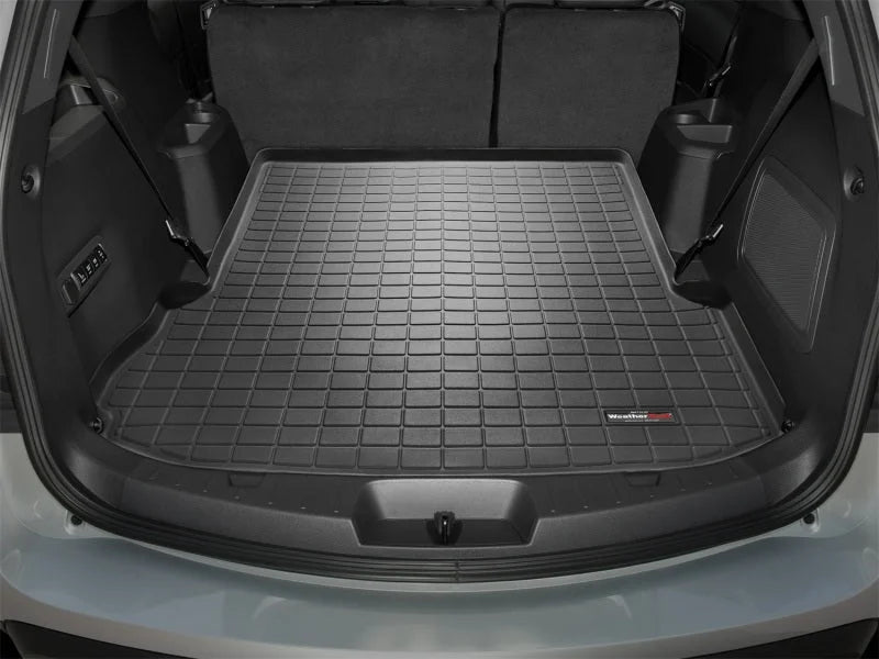 WeatherTech 11+ Ford Explorer Cargo Liners - Black - Installation View