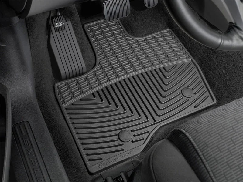 WeatherTech 11+ Ford Explorer Front Rubber Mats - Black - Additional View 5