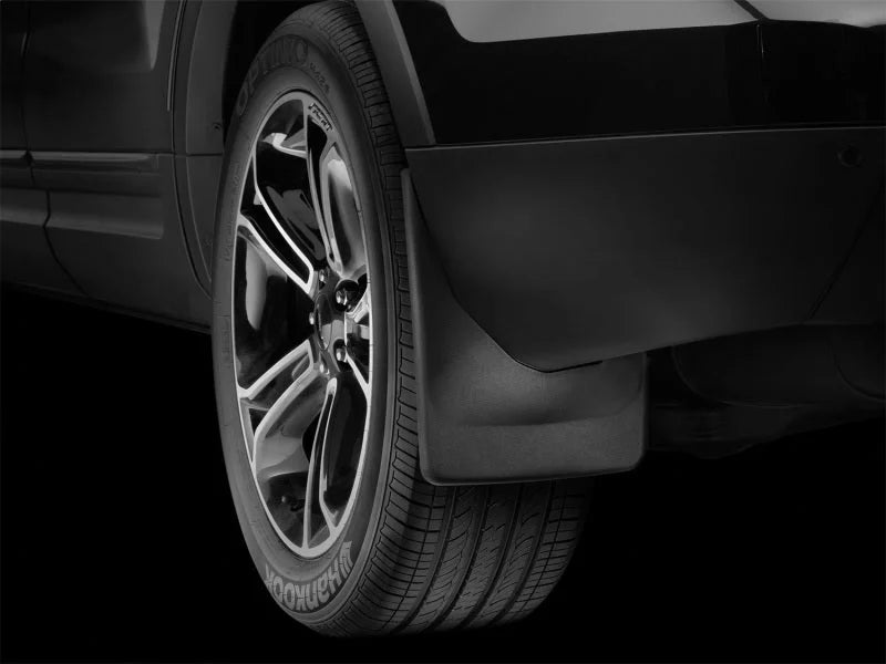 WeatherTech 11+ Ford Explorer No Drill Rear Mudflaps - Installation View