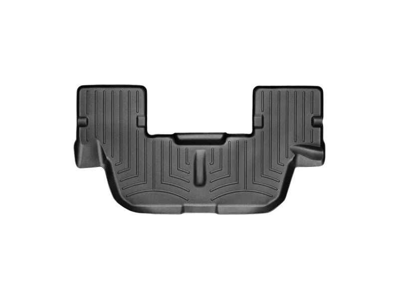 WeatherTech 11+ Ford Explorer Rear FloorLiner - Black - Back View