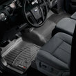 Load image into Gallery viewer, WeatherTech 11+ Ford F-150 Front FloorLiner - Black - Installation View