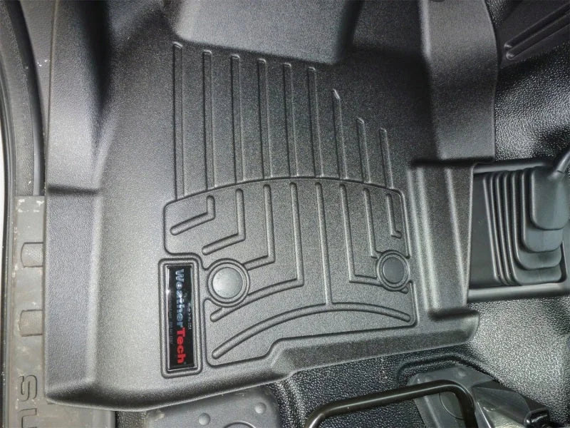 WeatherTech 11+ Ford F250/F350/F450/F550 Front FloorLiner - Black - Additional View 13