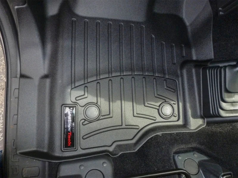 WeatherTech 11+ Ford F250/F350/F450/F550 Front FloorLiner - Black - Additional View 12
