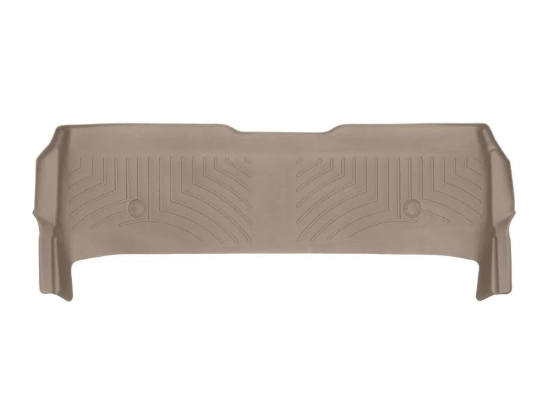 WeatherTech 11+ Ford F250/F350/F450/F550 Rear FloorLiner - Tan - Back View
