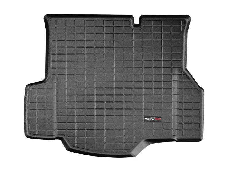 WeatherTech 11+ Ford Fiesta Cargo Liners - Black - Back View