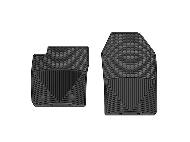WeatherTech 11+ Ford Fiesta Front Rubber Mats - Black - Side View