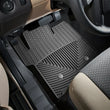 Load image into Gallery viewer, WeatherTech 11+ Ford Super Duty Front Rubber Mats - Black - Installation View