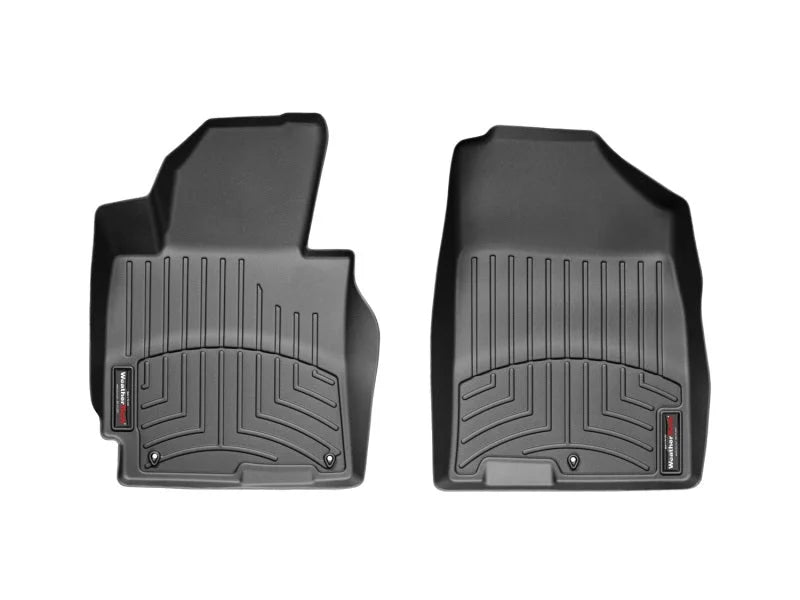 WeatherTech 11+ Hyundai Elantra Front FloorLiner - Black - Back View
