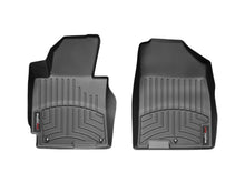 Load image into Gallery viewer, WeatherTech 11+ Hyundai Elantra Front FloorLiner - Black - Back View