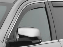 Load image into Gallery viewer, WeatherTech 11+ Jeep Grand Cherokee Front Side Window Deflectors - Dark Smoke - Back View