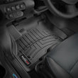 Load image into Gallery viewer, WeatherTech 11+ Nissan Leaf Front FloorLiner - Black - Installation View